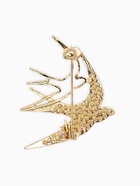 Брошь «Ласточки», белая в золоте - Фото 2