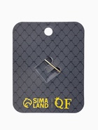 Брошь «Бабочка», глянцевая, синяя в золоте 10905909