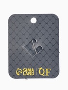 Брошь «Феникс снежный», серо-зелёная в серебре 10905912