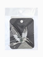 Брошь «Феникс снежный», серо-зелёная в серебре 10905912