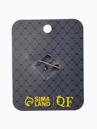 Брошь «Кошка Царица», красно-белая в золоте - Фото 5