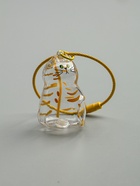 Брелок для шерсти кошачьей на тросе для ключей, рюкзака «Полосатый котик», капсула с секретом, трос d=5.2 см, 2.4×3×4.5 см 10914997