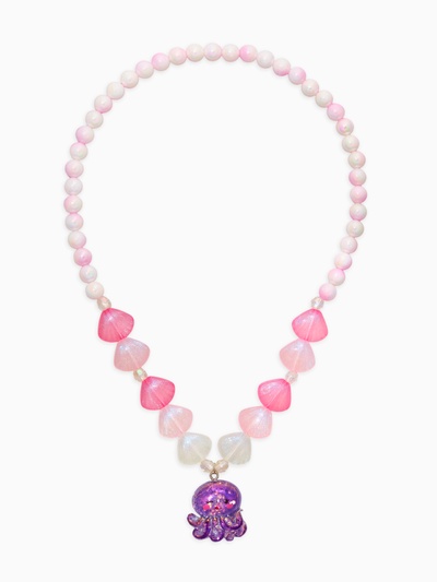 Бусы детские «Выбражулька. Осьминоги Жемчуг», 40 см, розовый, фиолетовый