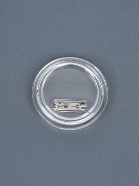 Заготовка акрилового значка, диаметр 4,4 см, набор 10 шт