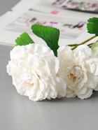 Цветы искусственные «Хризантема волнистая галант», d=8 см, h=58 см, белые 10935354