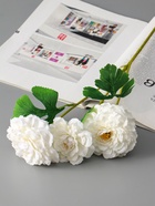 Цветы искусственные «Хризантема волнистая галант», d=8 см, h=58 см, белые - Фото 8