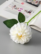 Цветы искусственные «Хризантема Амадея», d=9 см, h=46 см, белые  (артикул 10935357)  большой выбор товаров оптом и в розницу по низким ценам с доставкой