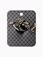 Брошь для кармана «Тигр», цвет чернёное золото - фото 65466884