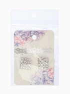 Серьги со стразами «Квадрат» 12×12 мм, белые в серебре 10937427