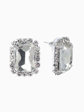 Серьги со стразами 