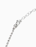 Набор 2 предмета: серьги, колье «Вечерний шик», белый в серебре - фото 65467006