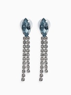 Набор 2 предмета: серьги, колье «Вечерний шик. Лепестки», бело-небесно-голубой в серебре 10937456