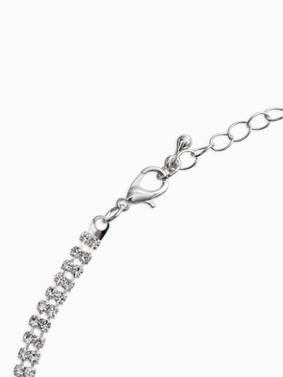 Набор 2 предмета: серьги, колье «Вечерний шик. Овал», цвет бело-изумрудный в серебре