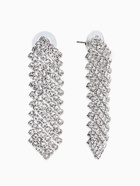 Набор 2 предмета: серьги, колье со стразами «Лёд», d=13.5 см, белый в серебре 10937461