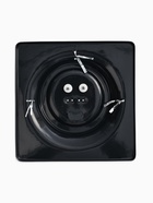 Набор 2 предмета: серьги, колье со стразами «Лёд. Клавиши», d=13.5 см, белый в серебре - фото 65467080