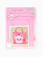 Набор для создания сумки из фетра "Кошечка", цвет розовый 10939772