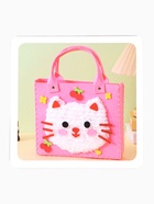 Набор для создания сумки из фетра "Кошечка", цвет розовый 10939772