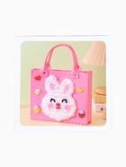 Набор для создания сумки из фетра "Зайка", цвет розовый 10939774