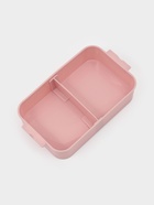 Набор посуды с собой Доляна, 4 предмета: бутылка 500 мл, ланч - бокс 450 мл, вилка, ложка, пластик, розовый - Фото 6