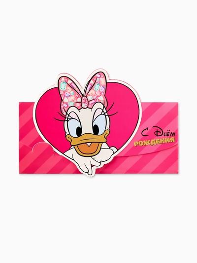 Конверт для денег формовой «Уточка», 17.5 × 8 см