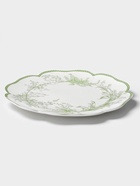 УЦЕНКА Тарелка обеденная WY Bloomware, d=27 см, зелёная, белая - Фото 2