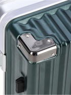 УЦЕНКА Чемодан пластиковый, 24", 38×24×67, на молнии, 2 кодовых замка, крючок, тёмно-зеленый - Фото 7