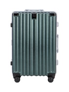 УЦЕНКА Чемодан пластиковый, 24", 38×24×67, на молнии, 2 кодовых замка, крючок, тёмно-зеленый - Фото 9