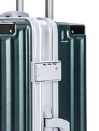 УЦЕНКА Чемодан пластиковый, 24", 38×24×67, на молнии, 2 кодовых замка, крючок, тёмно-зеленый - Фото 15