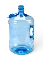 Бутыль для кулера, 18.9 л, ПЭТ, многооборотная, с ручкой, с пробкой - фото 68174743