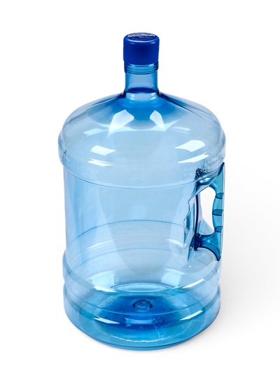 Бутыль для кулера, 18.9 л, ПЭТ, многооборотная, с ручкой, 2 пробки