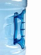 Бутыль для кулера, 18.9 л, ПЭТ, многооборотная, с ручкой, 2 пробки - фото 69172413