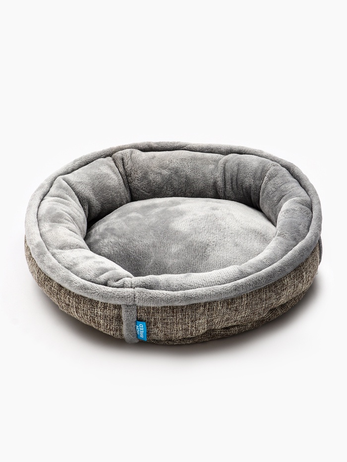 Лежанка для животных «Лофт Круглая», 47×10 см, бежевая