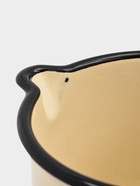 УЦЕНКА Кружка эмалированная, 1 л, с крышкой и носиком, без декора, слоновая, кости 10982142