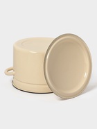 УЦЕНКА Кастрюля эмалированная, 9 л, d=26.5 см, с крышкой, цилиндрическая, слоновая, кости - Фото 4