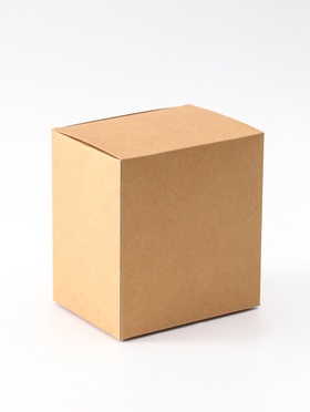 Коробка складная крафт, упаковка, 12.3×9.3×13.3 см