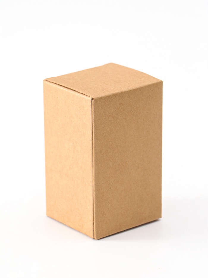 Коробка складная крафт, упаковка, 5.3×4.8×8.8 см