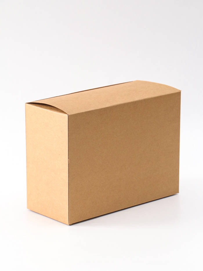 Коробка складная крафт, упаковка, 23.6×10.6×17.2 см