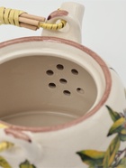 Чайник заварочный «Лимоны», металлическое сито, 900 мл, керамика, белый - Фото 3