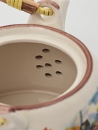 Чайник заварочный «Деревня», металлическое сито, 900 мл, керамика, белый - фото 809476612