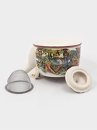 Чайник заварочный «Деревня», металлическое сито, 900 мл, керамика, белый - фото 809490813