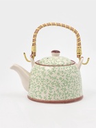 Чайник заварочный «Лепестки», металлическое сито, 600 мл, керамика, белый - Фото 2