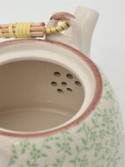 Чайник заварочный «Лепестки», металлическое сито, 600 мл, керамика, белый - Фото 4