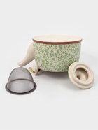 Чайник заварочный «Лепестки», металлическое сито, 600 мл, керамика, белый - фото 809490825