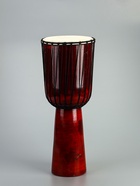 УЦЕНКА Сувенирный музыкальный инструмент барабан джембе «Классика», 60×25×25 см - Фото 3