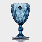 УЦЕНКА Бокалы для вина Magistro «Круиз», 250 мл, 8×15.3 см, набор 5 шт., синие - Фото 6