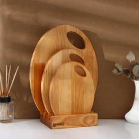 {{photo.Alt || photo.Description || 'УЦЕНКА Доски разделочные 3 шт,на подставке,береза пропитана минер.маслом 30x24;22,5x18;19x15 см 9497'}}