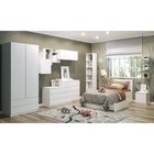 УЦЕНКА Стеллаж с 2-мя ящиками Мадера, 400×350×2100, Белый - Фото 3