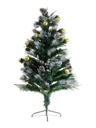 УЦЕНКА Ёлка искусственная «Пушистая» 150 см, d нижнего яруса 85 см, 137 веток, 8 режимов, нет подсветки - Фото 6