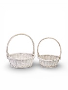 УЦЕНКА Набор корзин, 3 шт., 36×14/39 см, 30×12/34 см, 23×8/25 см, ива отбеленная 10982292