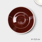 УЦЕНКА Кофейная пара Magistro Coffee time, 80 мл, фарфор, коричневая - Фото 3